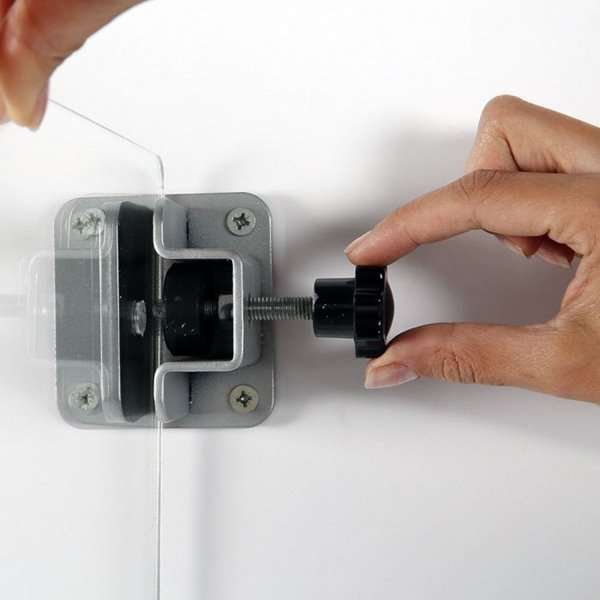 Universal Clamp Kit, 2 stk pladeholdere til væg og loft #8