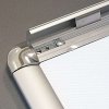 Klikramme med 25mm aluminium Rondo profil, sølv - A4 #2
