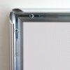 Klikramme med 25mm aluminium profil, stållook - A4 #6