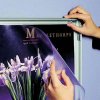 Klikramme med 32mm aluminium fladprofil, sort - 50x70cm #5