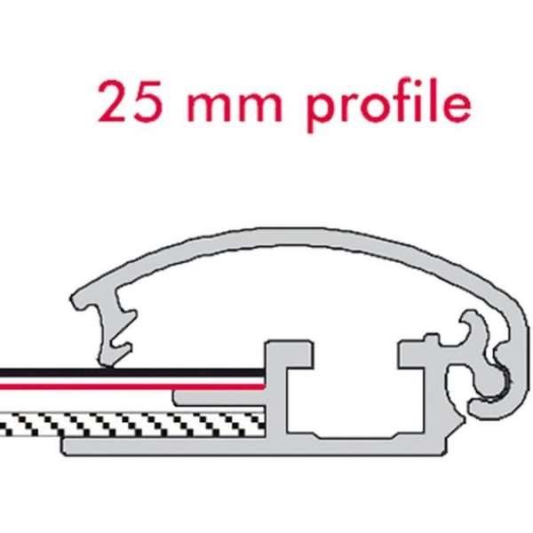 Klikramme med 25mm aluminium profil, sort - A4 #5