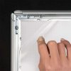 Klikramme med 25mm aluminium profil, krom - A4 #4