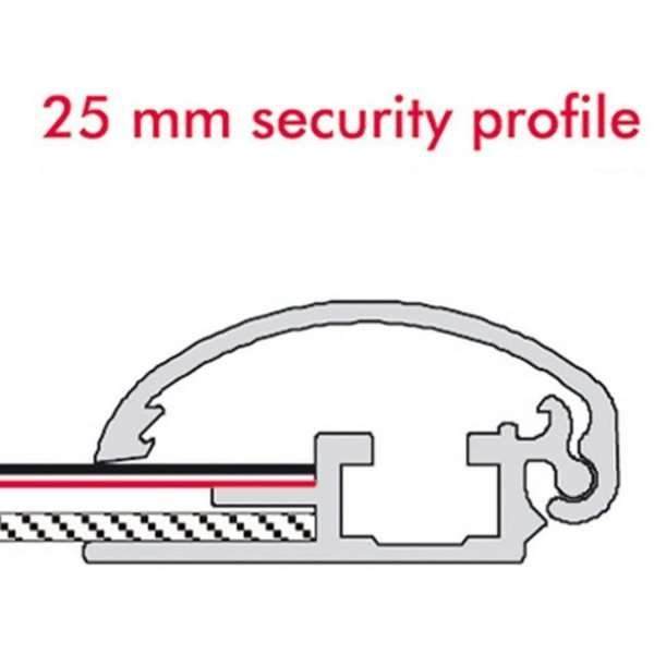Klikramme med 25mm aluminium Security Frame profil, sølv - A1 #6