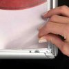Klikramme med 25mm aluminium Security Frame profil, sølv - A1 #3