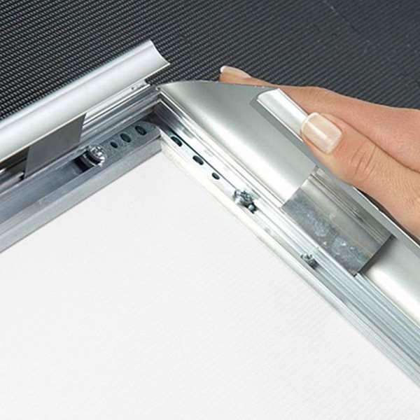 Klikramme med 45mm aluminium profil, sølv - A0 #3