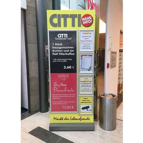 Klikramme med 32mm aluminium fladprofil, sølv - 70x100 cm #16