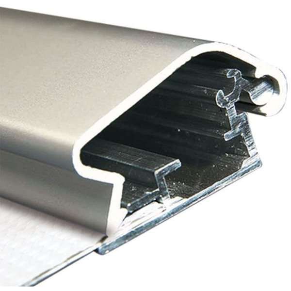 Klikramme med 32mm aluminium fladprofil, sølv - A0 #5