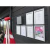 Klikramme med 32mm aluminium fladprofil, sølv - A4 #9
