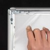 Klikramme med 25mm aluminium profil, sølv - A4 #7