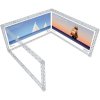 Crown Truss 15 U-form 5 x 5 m - hvid #1