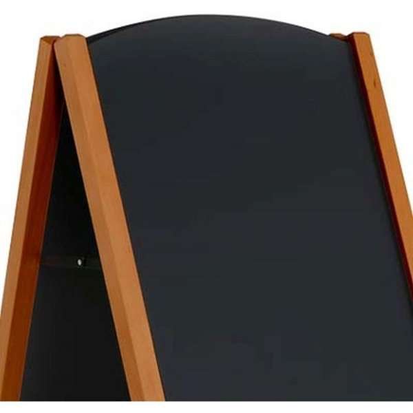 Wooden Gadeskilt med buet top og ståltavler, 59 x 77,5 cm #5