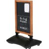 Wooden Wind-Sign Waterbase gadeskilt med ståltavler, 59 x 78 cm #1