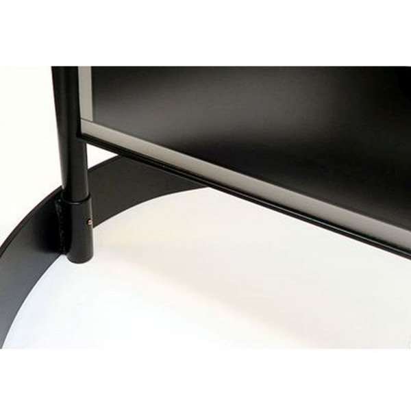 Gotik Circle Gadeskilt med logoplade, sort - 50x70 cm #4