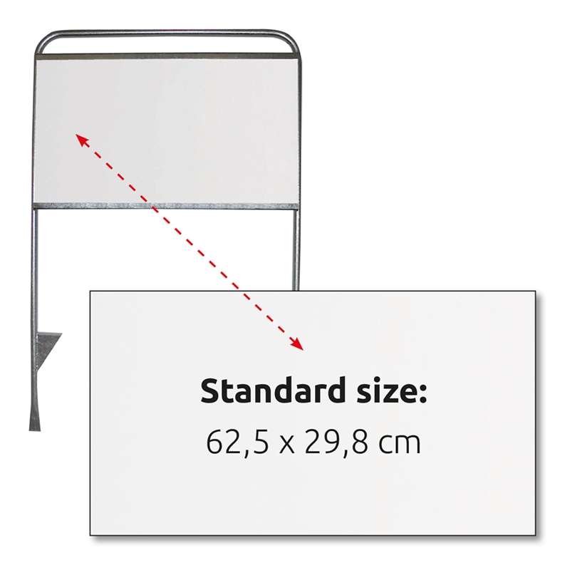 Stor plade til Estate Sign Standard - 62,5 x 29,8 cm #1