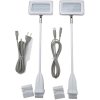 2 stk. LED spots, hvide, 15 watt, inkl. holder til Crown Truss System #1
