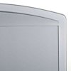 Plast Board with Foot - sort vandtank - sølv top #5