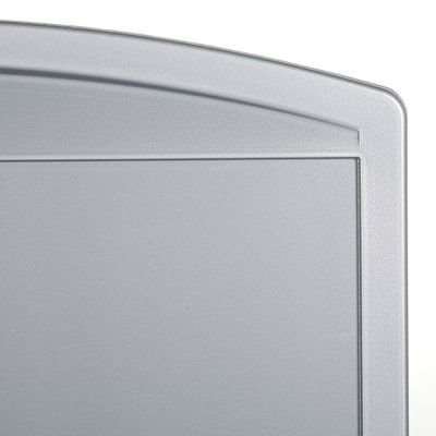 Plast Board with Foot - sort vandtank - sølv top #5