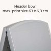 Compact Plast A-board, mini, gult #3