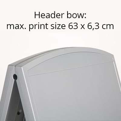 Compact Plast A-board, mini, gult #3