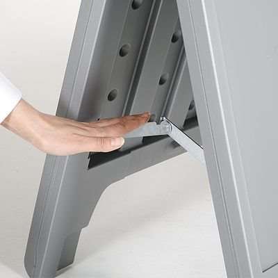Compact Plast A-board, mini, gråt #4