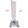 Outdoor Spin-Sign Gadeskilt - 40x79 cm - hvid #2