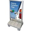 Heavy Outdoor Betonstander Gadeskilt - 100x140 cm #6
