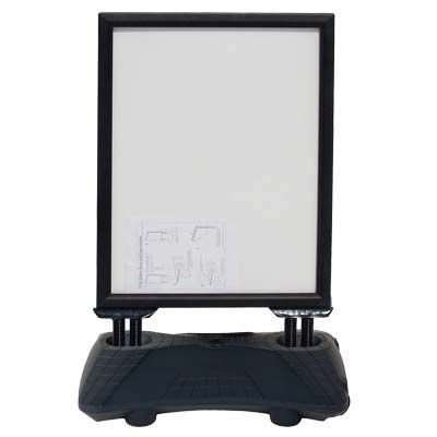 Wind-Sign Waterbase Budget Gadeskilt - 70x100 cm - sort