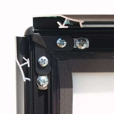 Wind-Sign Waterbase Budget Gadeskilt - 70x100 cm - sort