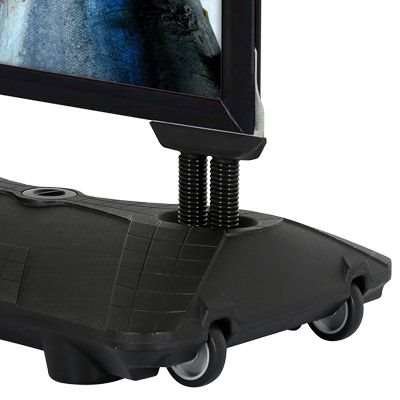 Wind-Sign Waterbase Budget Gadeskilt - 70x100 cm - sort