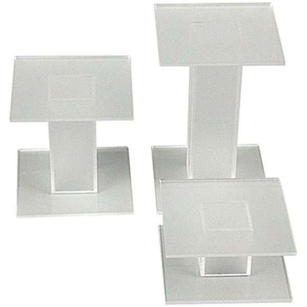 Presentation Podium - 3 Stk. - Mat Transparent #2