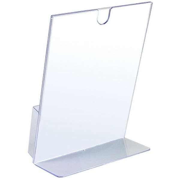 L - Menukortholder A4, m/indstik i top - holder til visitkort #2