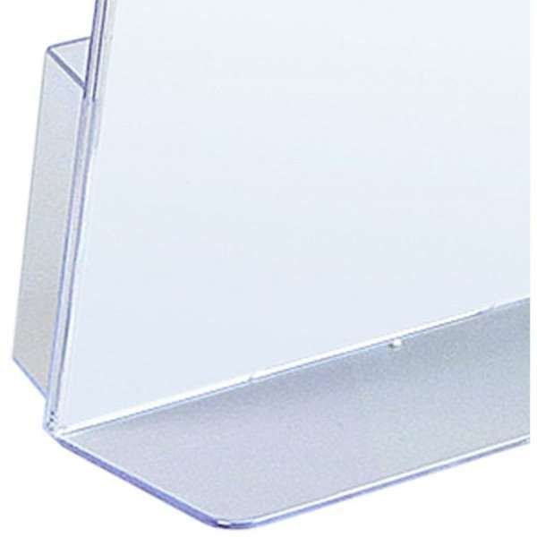 L - Menukortholder A4, m/indstik i top - holder til visitkort #4