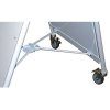 Ellipse Lux Gadeskilt med logoplade - A1 - hvid #4