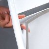 Ellipse Lux Gadeskilt med logoplade - A1 - hvid #3