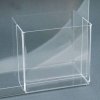 L - Menukortholder A4 med holder til visitkort - horisontal #4