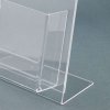 L - Menukortholder A4 med holder til visitkort - horisontal #2