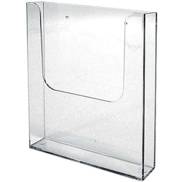 Akryl Brochureholder til væg - vertikal - A4 - 21x29.7 cm #2
