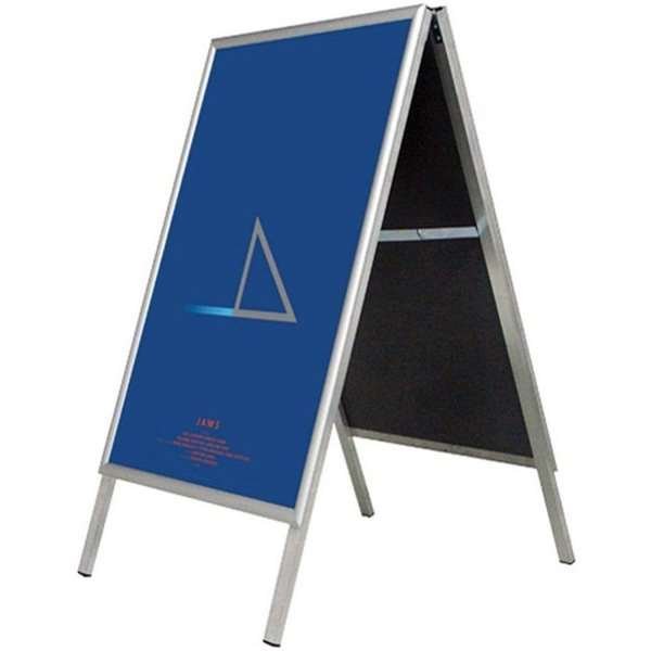 Alu-Line Budget A-skilt, til indendørs brug - 50 x 70 cm - sølv #5