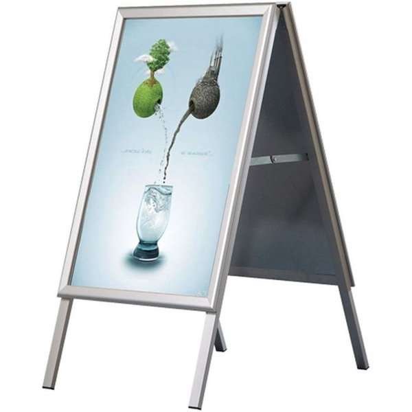 Alu-Line Standard Gadeskilt - sølv - 70 x 100 cm #3