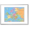 Whiteboard Tavle Med Europakort - 103x73 cm #2