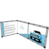 Crown Truss 10 L-form 3 x 6 m - sort #1