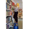 Elefantfod skammel i plast - Antracit #8