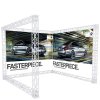 Crown Truss 10, U-form 3 x 3 m, hvid #1