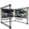 Crown Truss 10 U-form 3 x 3 m - sort #1