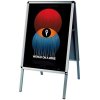 Alu-Line Rondo Gadeskilt - 50 x 70 cm - sølv #2