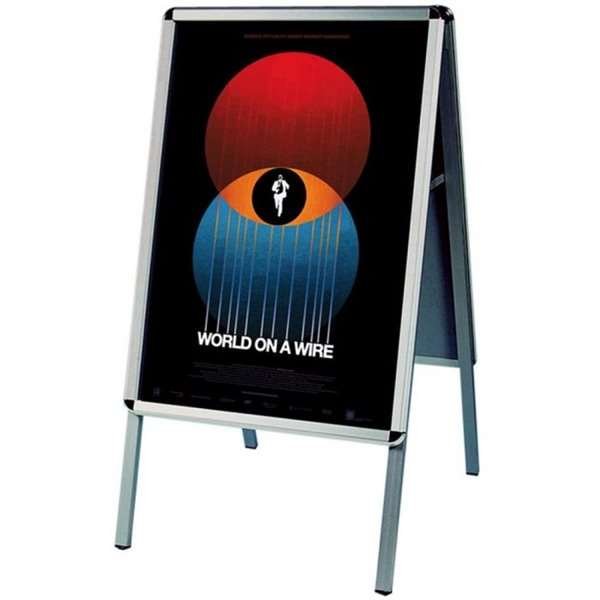 Alu-Line Rondo Gadeskilt - 50 x 70 cm - sølv #2
