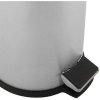 Pedal Trash Can, Silver - 20L #2