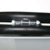 New Gotik Lux Gadeskilt med logoplade og hjul - A1 - sort #4