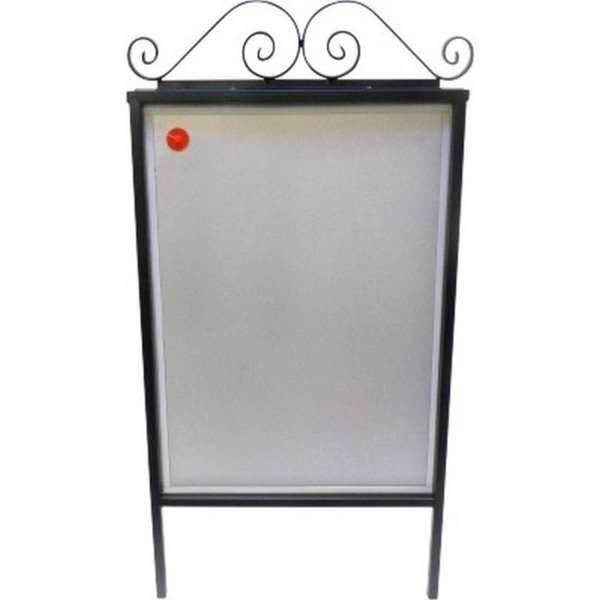 Antique Gadeskilt - 50x70 cm - sort #4
