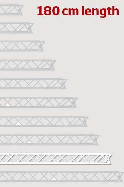 Crown Truss 10x10, Module 180cm - Hvid #1